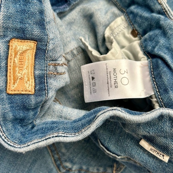 MOTHER The Looker Crop Skinny Jeans in Come Sundown Wash Size 30 - Picture 8 of 10